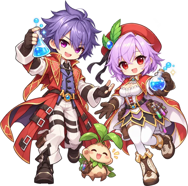 Biolo chibi pair