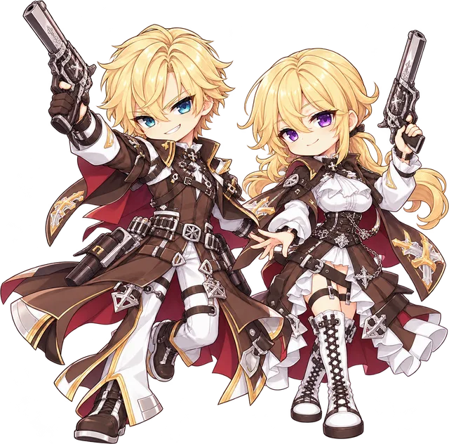 Night Watch chibi pair