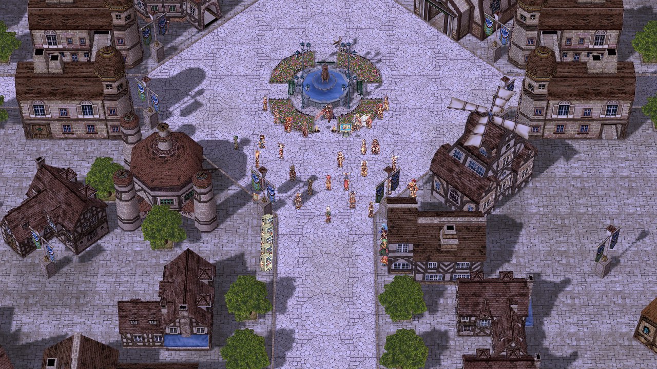 Prontera at night with the classic lighting